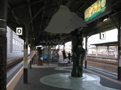米子駅 0番ホーム（境線）